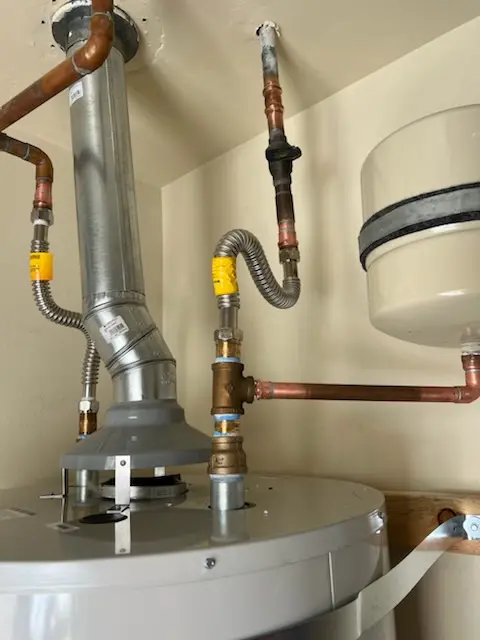 Water heater installation and plumbing repair in West Roxbury