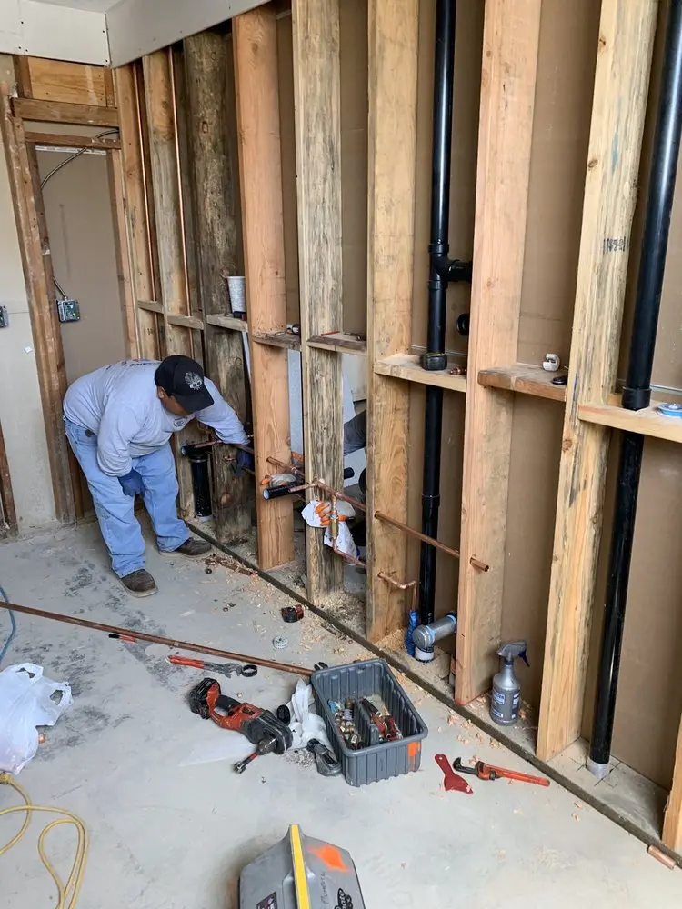 Commercial rough-in plumbing for Trenchless Sewer Repair in West Roxbury